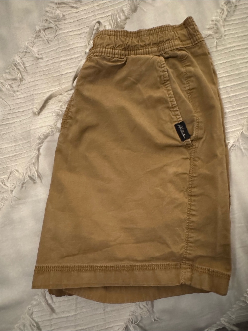 Hollister Tan Drawstring Waist Men's Shorts